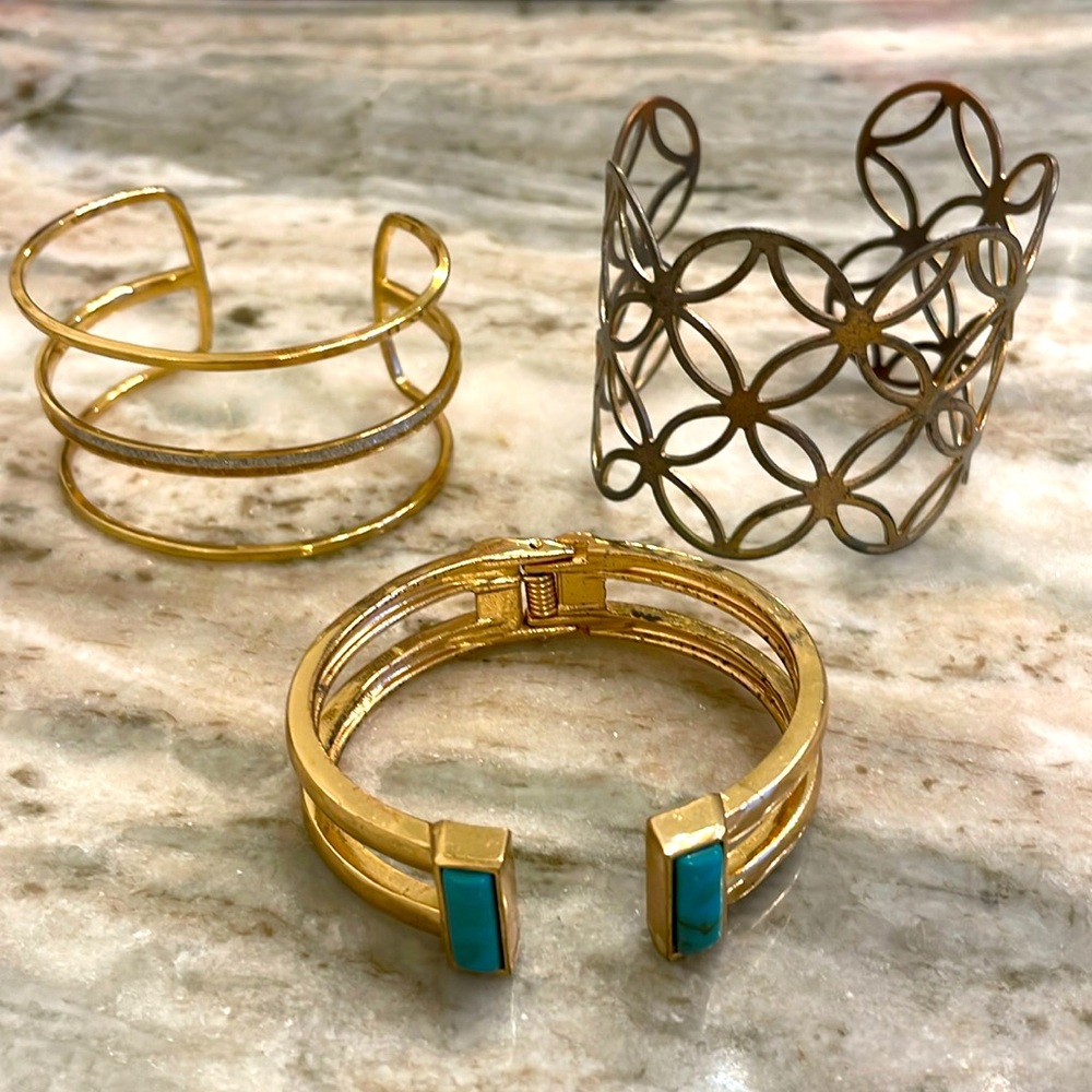 Gold Cuff Bracelets